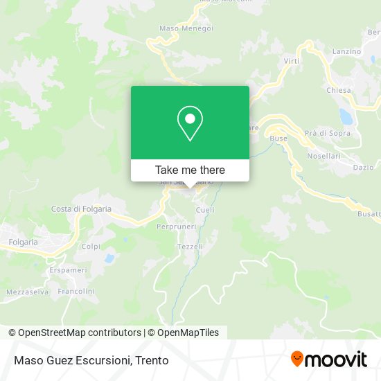 Maso Guez Escursioni map