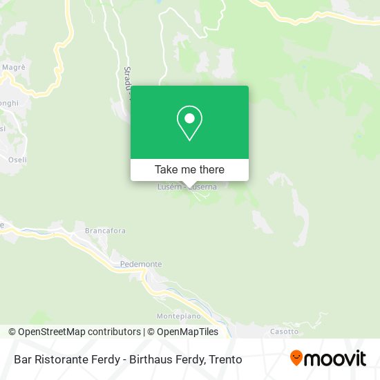 Bar Ristorante Ferdy - Birthaus Ferdy map