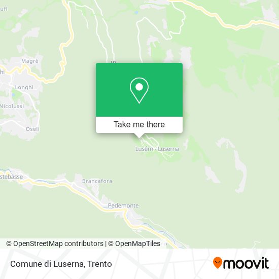 Comune di Luserna map