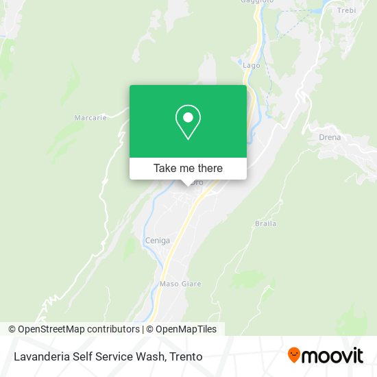 Lavanderia Self Service Wash map