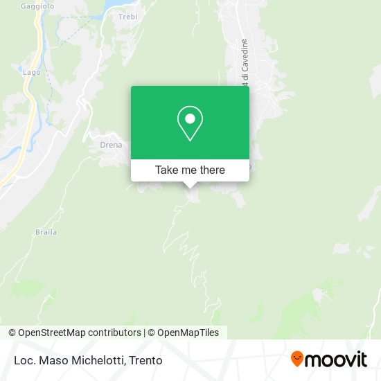 Loc. Maso Michelotti map