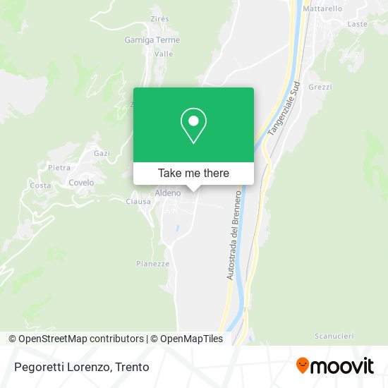 Pegoretti Lorenzo map