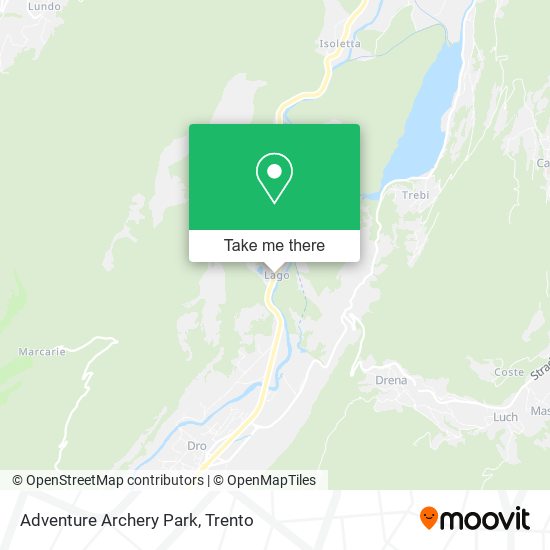 Adventure Archery Park map