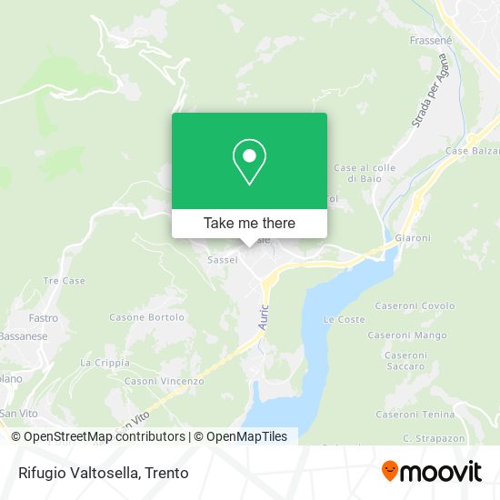 Rifugio Valtosella map