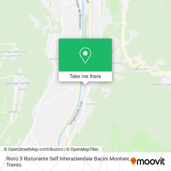 Risto 3 Ristorante Self Interaziendale Bacini Montani map