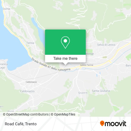 Road Cafè map