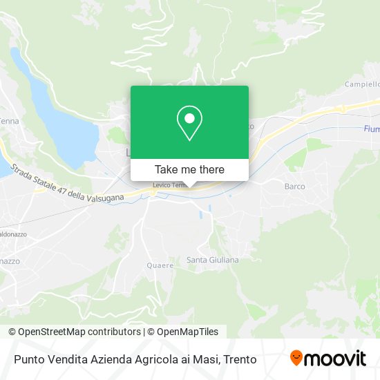 Punto Vendita Azienda Agricola ai Masi map