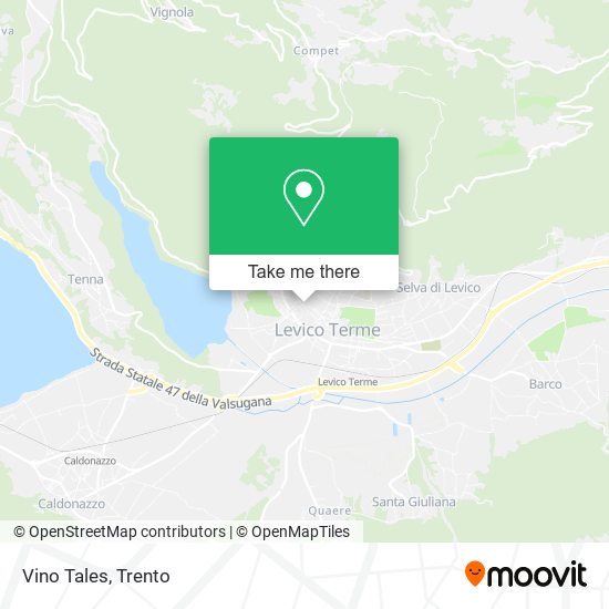 Vino Tales map