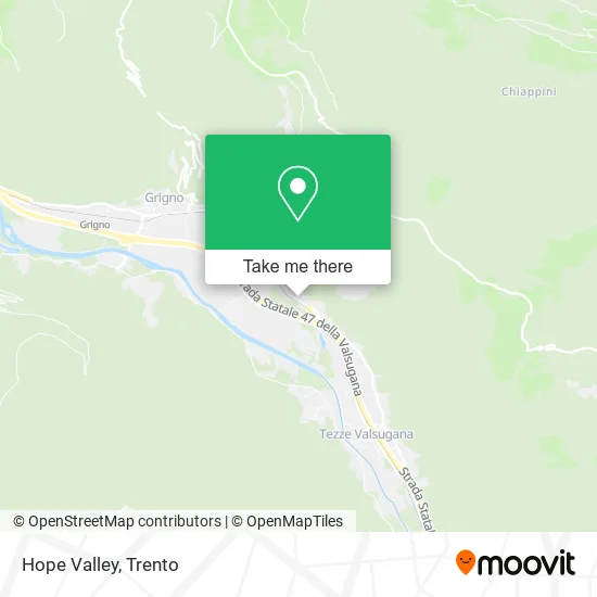 Hope Valley map