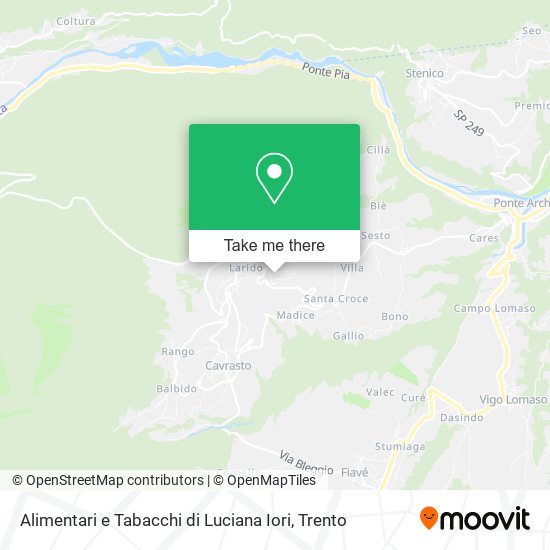 Alimentari e Tabacchi di Luciana Iori map