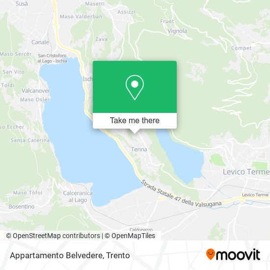 Appartamento Belvedere map
