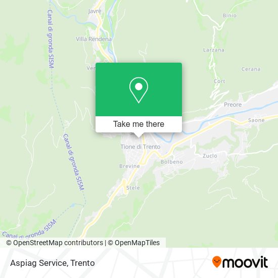 Aspiag Service map