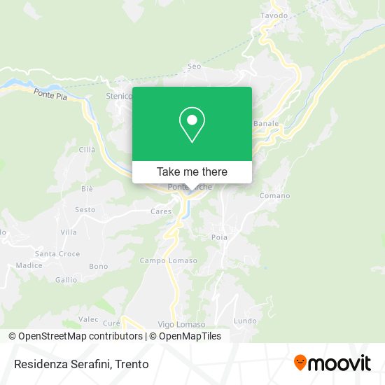 Residenza Serafini map