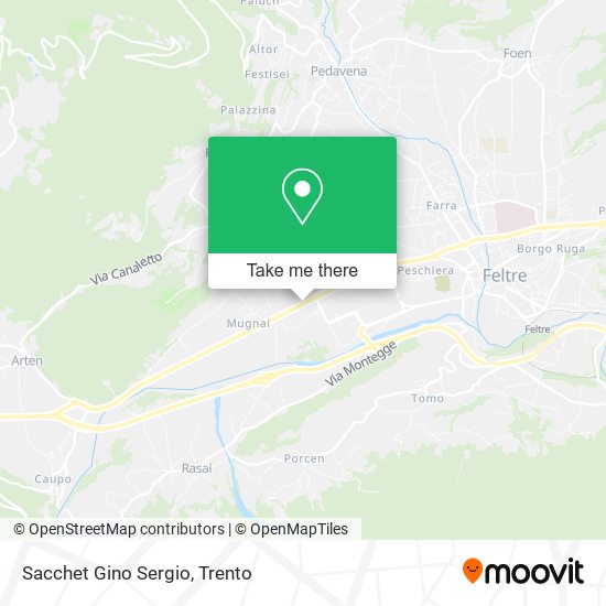 Sacchet Gino Sergio map
