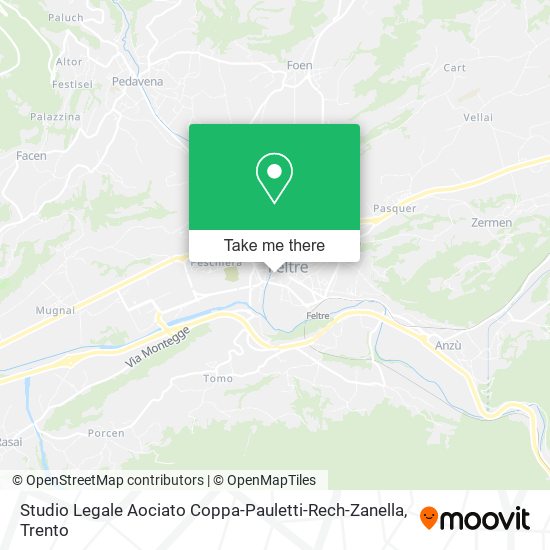 Studio Legale Aociato Coppa-Pauletti-Rech-Zanella map