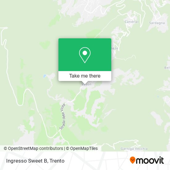 Ingresso Sweet B map