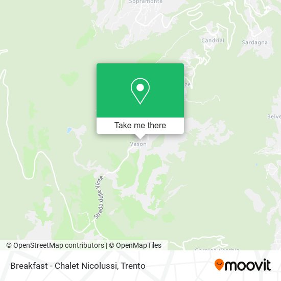 Breakfast - Chalet Nicolussi map