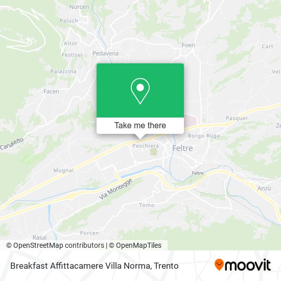 Breakfast Affittacamere Villa Norma map