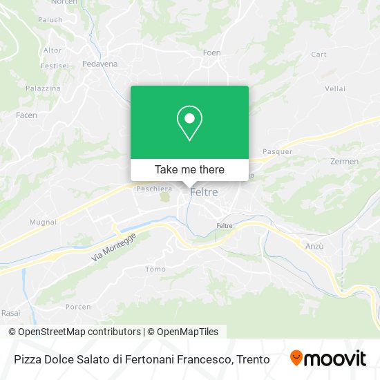 Pizza Dolce Salato di Fertonani Francesco map