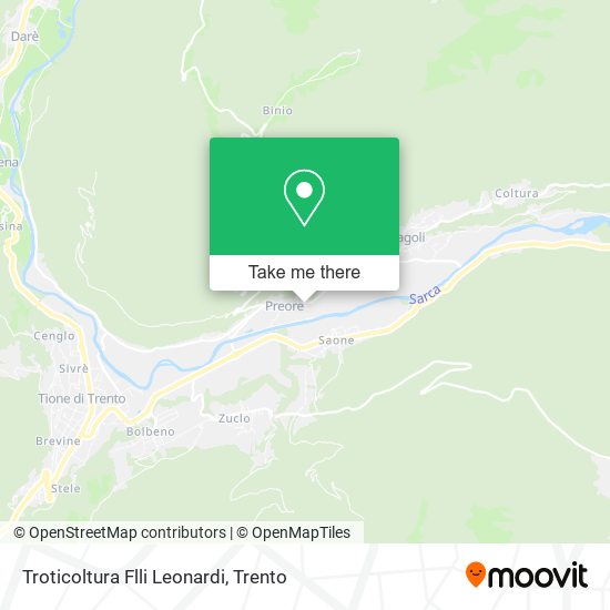 Troticoltura Flli Leonardi map