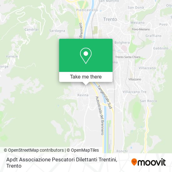 Apdt Associazione Pescatori Dilettanti Trentini map