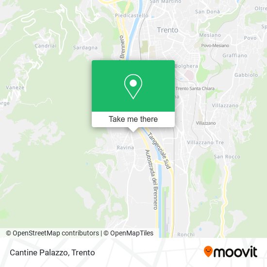 Cantine Palazzo map