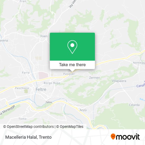 Macelleria Halal map