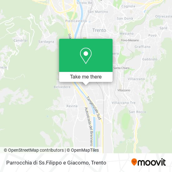 Parrocchia di Ss.Filippo e Giacomo map