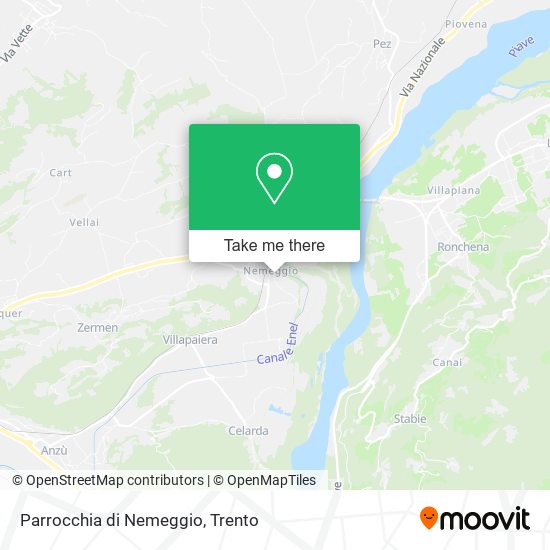 Parrocchia di Nemeggio map