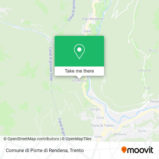 Comune di Porte di Rendena map