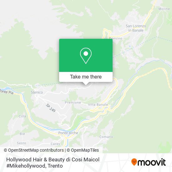 Hollywood Hair & Beauty di Cosi Maicol #Mikehollywood map