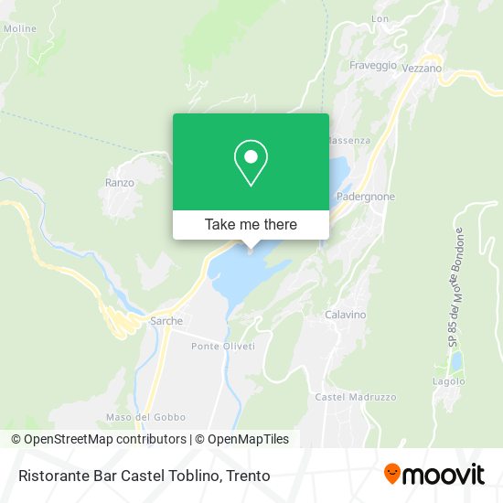 Ristorante Bar Castel Toblino map
