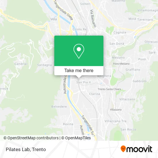 Pilates Lab map