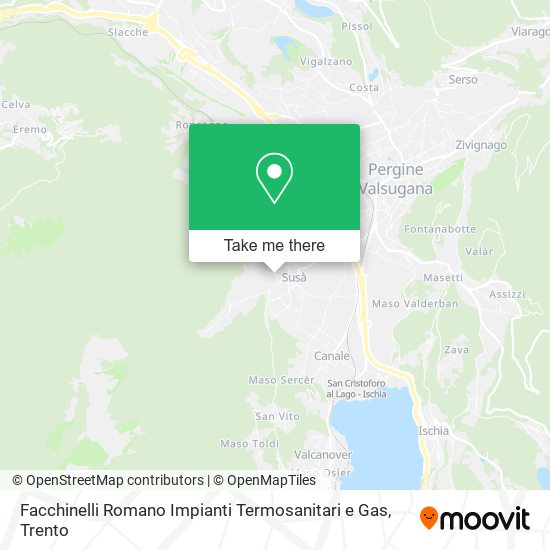Facchinelli Romano Impianti Termosanitari e Gas map