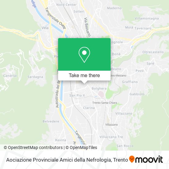 Aociazione Provinciale Amici della Nefrologia map