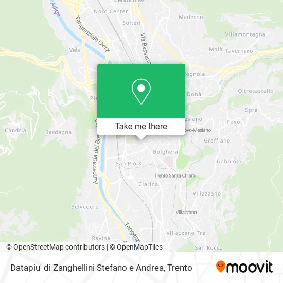 Datapiu' by Zanghellini Stefano and Andrea map