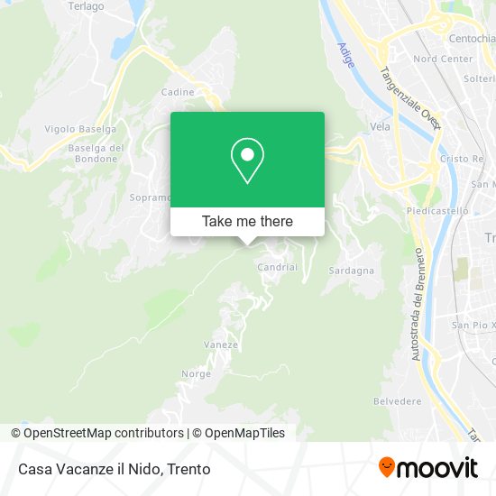 Casa Vacanze il Nido map