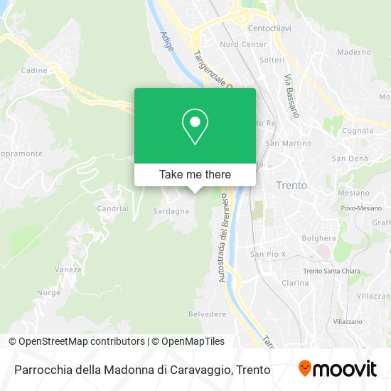 Parrocchia della Madonna di Caravaggio map