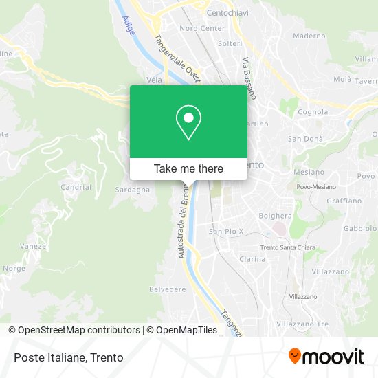 Poste Italiane map
