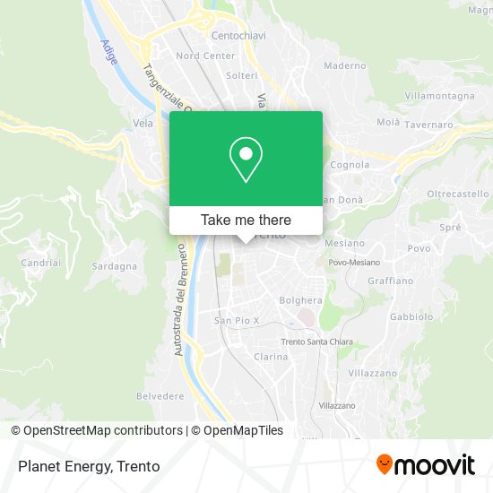 Planet Energy map