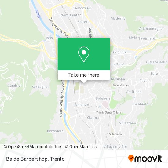 Balde Barbershop map