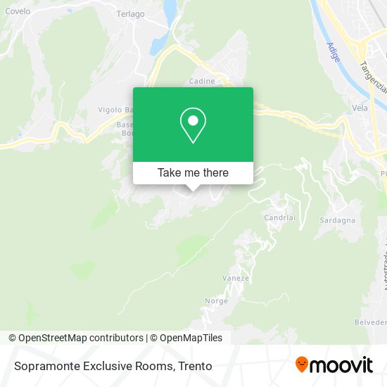 Sopramonte Exclusive Rooms map