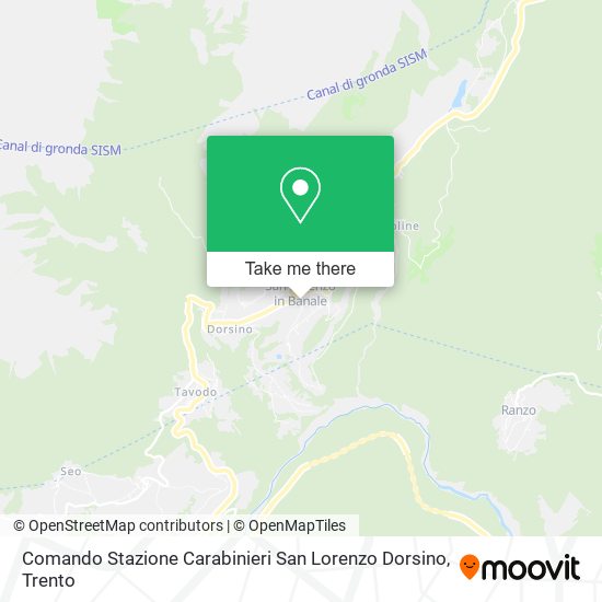 Comando Stazione Carabinieri San Lorenzo Dorsino map