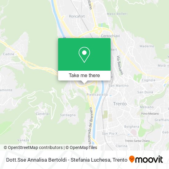 Dott.Sse Annalisa Bertoldi - Stefania Luchesa map