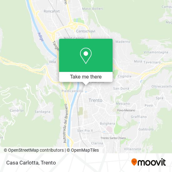 Casa Carlotta map