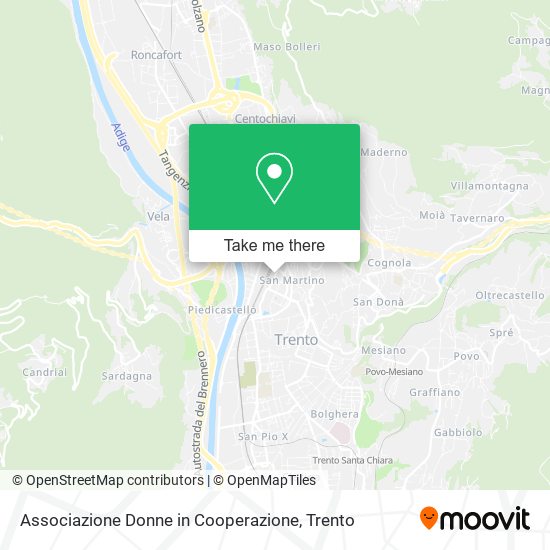 Associazione Donne in Cooperazione map