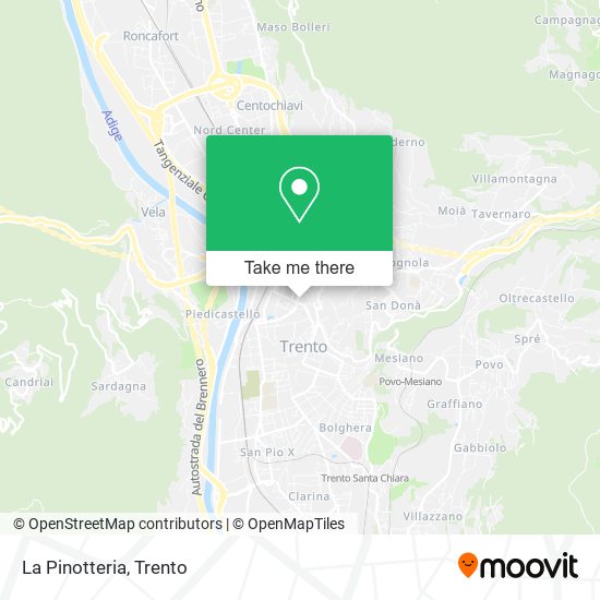 La Pinotteria map