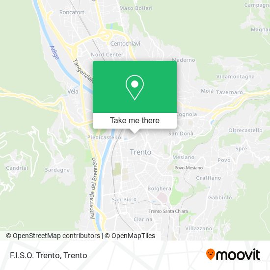 F.I.S.O. Trento map