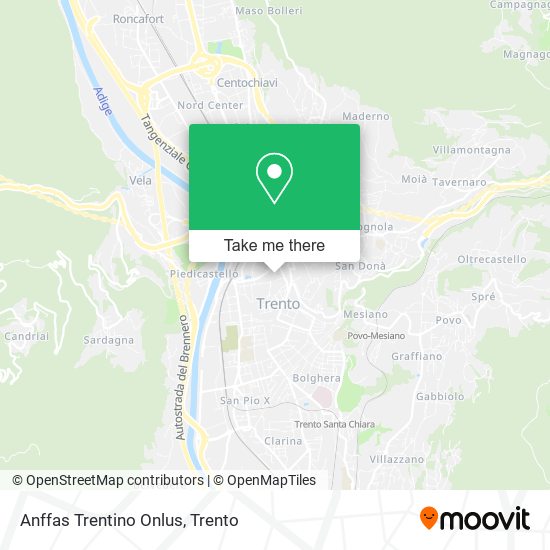 Anffas Trentino Onlus map
