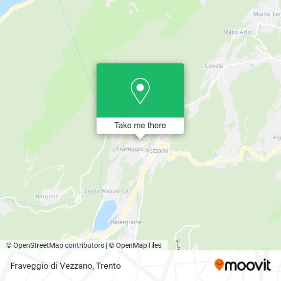 Fraveggio di Vezzano map